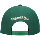 Milwaukee Bucks Mitchell & Ness Team Ground Snapback Hat - Hunter Green - Pro Jersey Sports