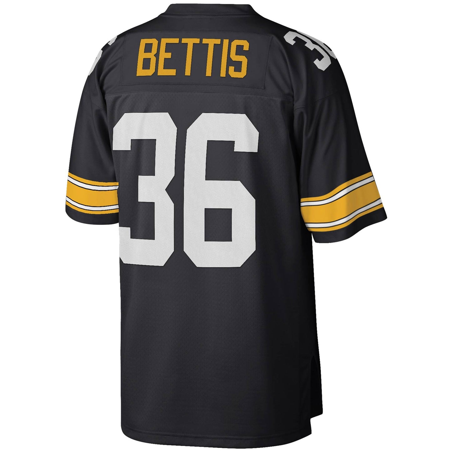 Mens Pittsburgh Steelers Jerome Bettis Mitchell & Ness Black Retired Player Vintage Replica Jersey