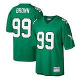 Men's Jerome Brown Philadelphia Eagles 1990 Green Mitchell & Ness Legacy Replica Jersey - Pro Jersey Sports