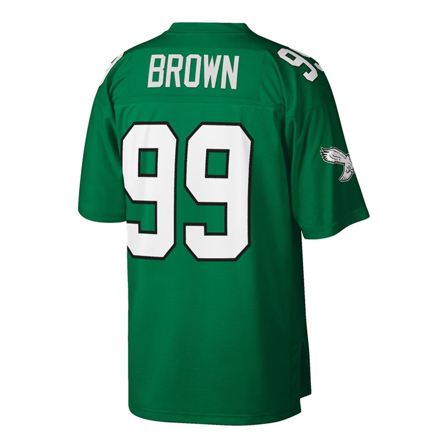 Men's Jerome Brown Philadelphia Eagles 1990 Green Mitchell & Ness Legacy Replica Jersey