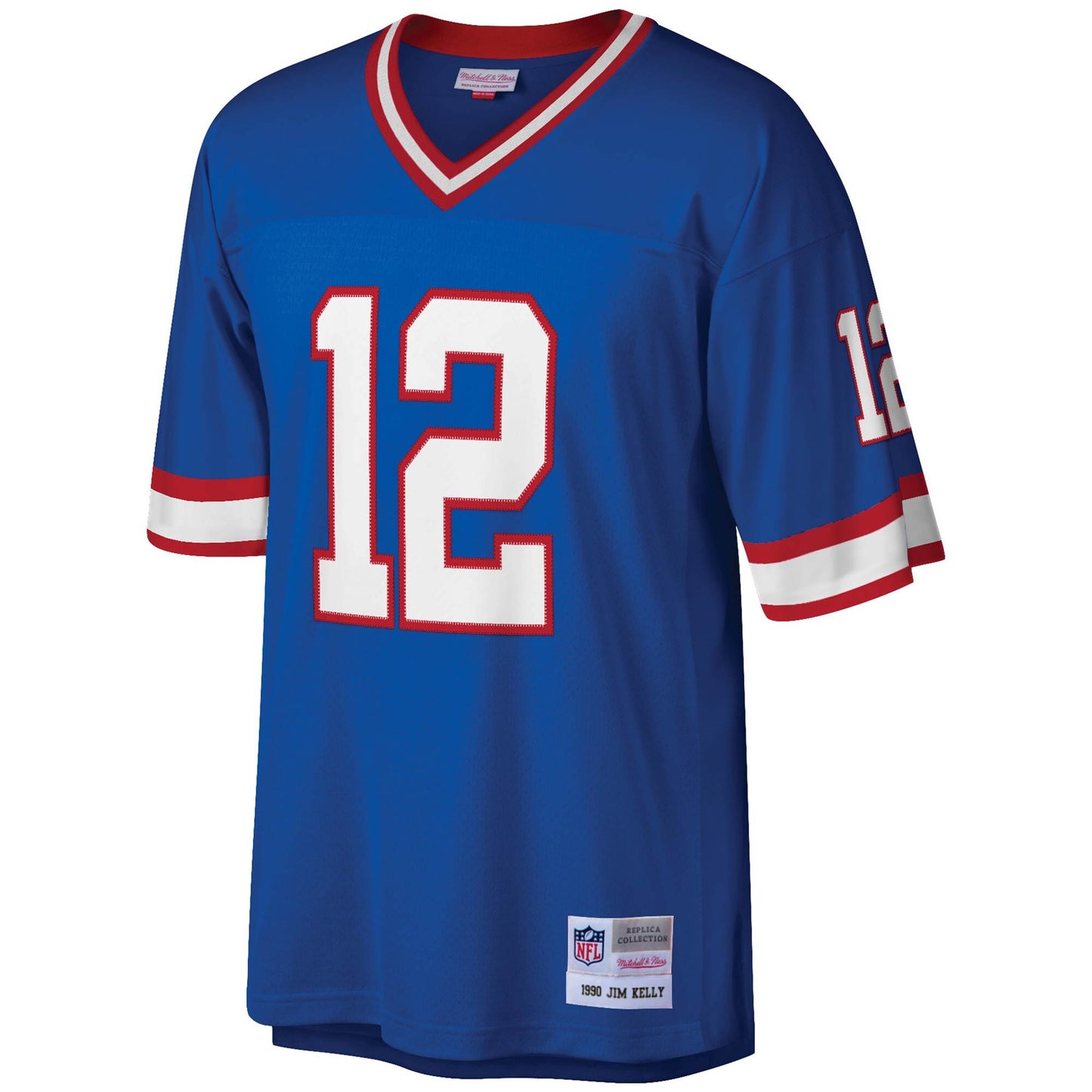 Men's Jim Kelly Buffalo Bills Mitchell & Ness Royal Legacy Replica Jersey