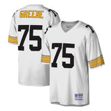 Mens Pittsburgh Steelers Joe Greene Mitchell & Ness White Legacy Replica Jersey - Pro Jersey Sports