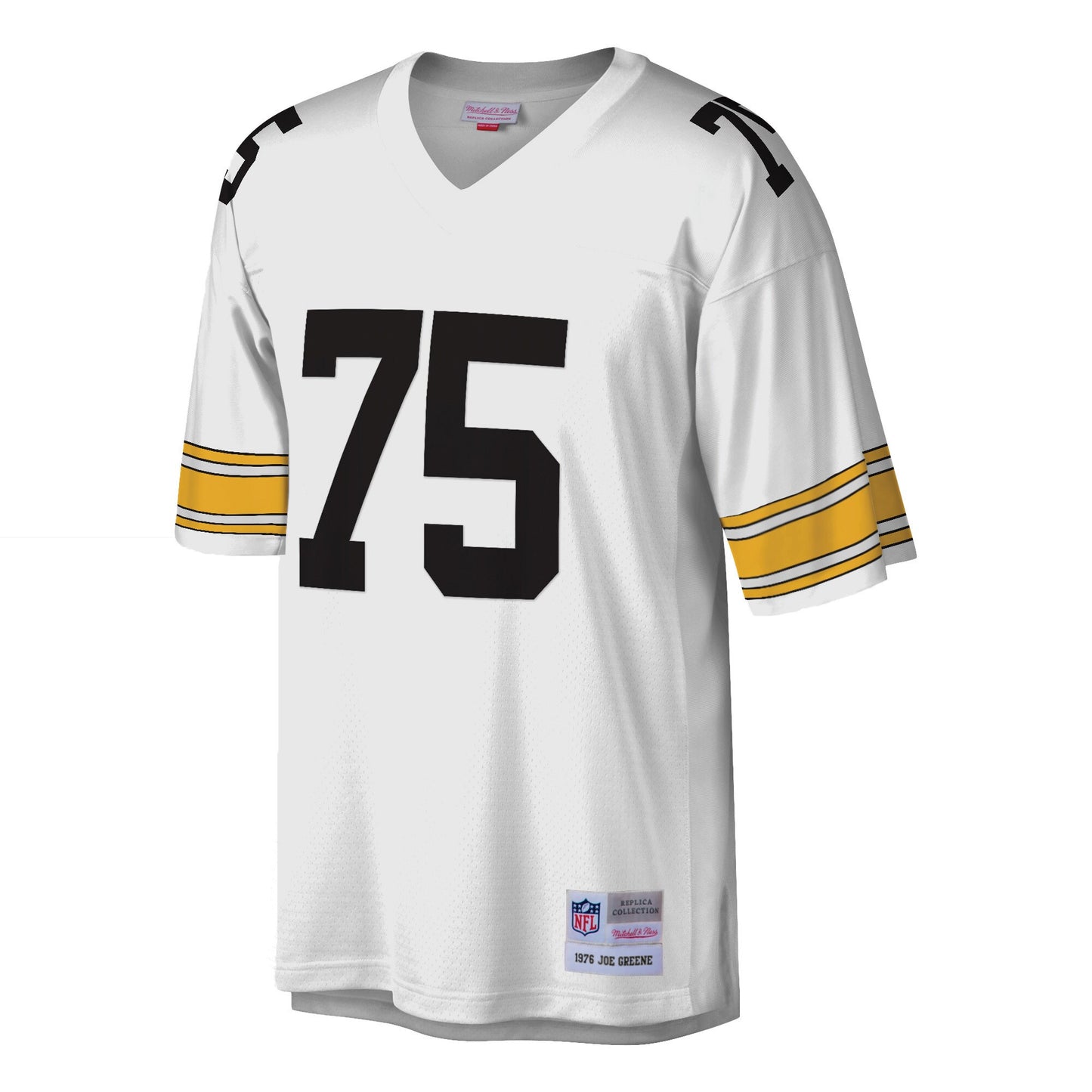 Mens Pittsburgh Steelers Joe Greene Mitchell & Ness White Legacy Replica Jersey