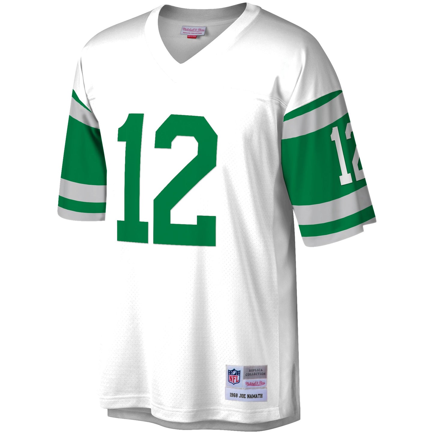 Men's Joe Namath New York Jets Mitchell & Ness White Legacy Replica Jersey