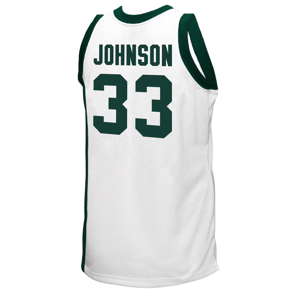 Magic Johnson Michigan State Spartans Mitchell & Ness 1978 Swingman Throwback Jersey - White