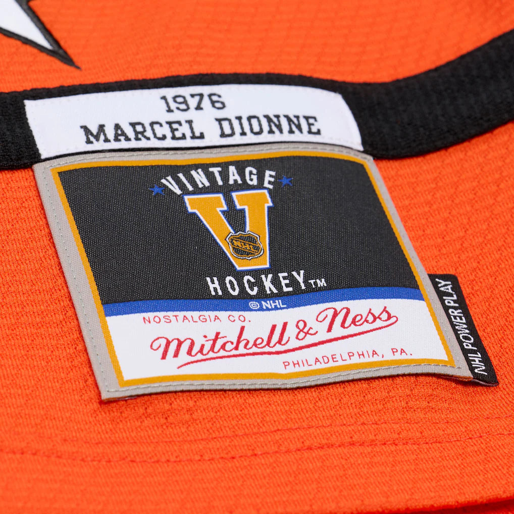 Men's Marcel Dionne Mitchell & Ness 1976 NHL All-Star Game Power Play Jersey - Orange