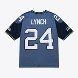 Men's Seattle Seahawks Marshawn Lynch Mitchell & Ness Blue 2010 Legacy Replica Jersey - Pro Jersey Sports