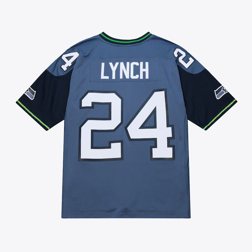 Men's Seattle Seahawks Marshawn Lynch Mitchell & Ness Blue 2010 Legacy Replica Jersey - Pro Jersey Sports