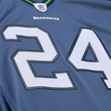 Men's Seattle Seahawks Marshawn Lynch Mitchell & Ness Blue 2010 Legacy Replica Jersey - Pro Jersey Sports