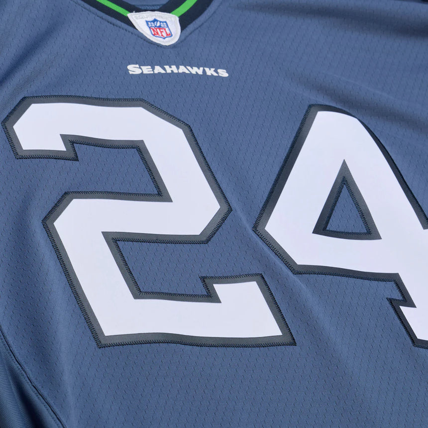 Men's Seattle Seahawks Marshawn Lynch Mitchell & Ness Blue 2010 Legacy Replica Jersey - Pro Jersey Sports