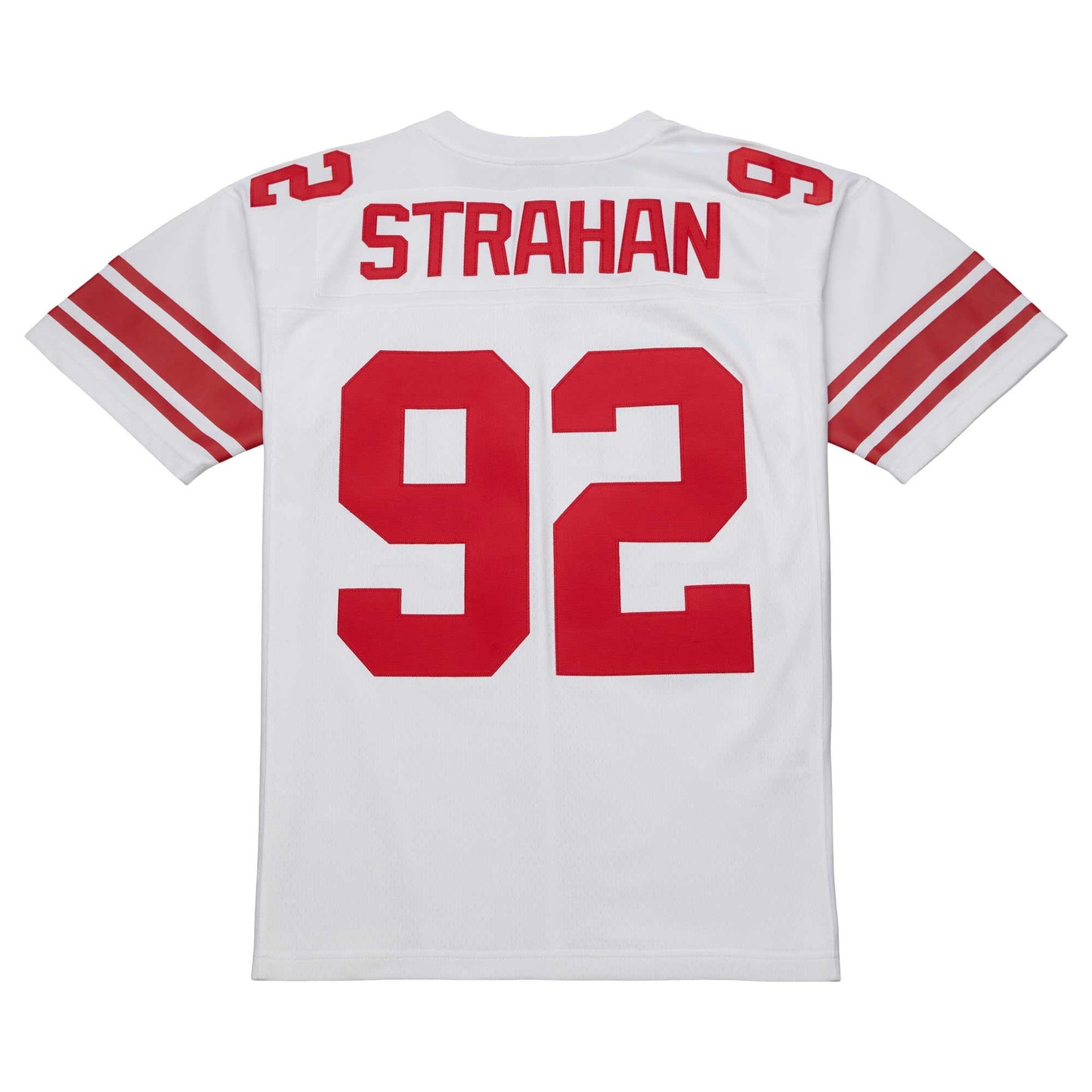 Men's Michael Strahan New York Giants Mitchell & Ness White Legacy Replica Jersey