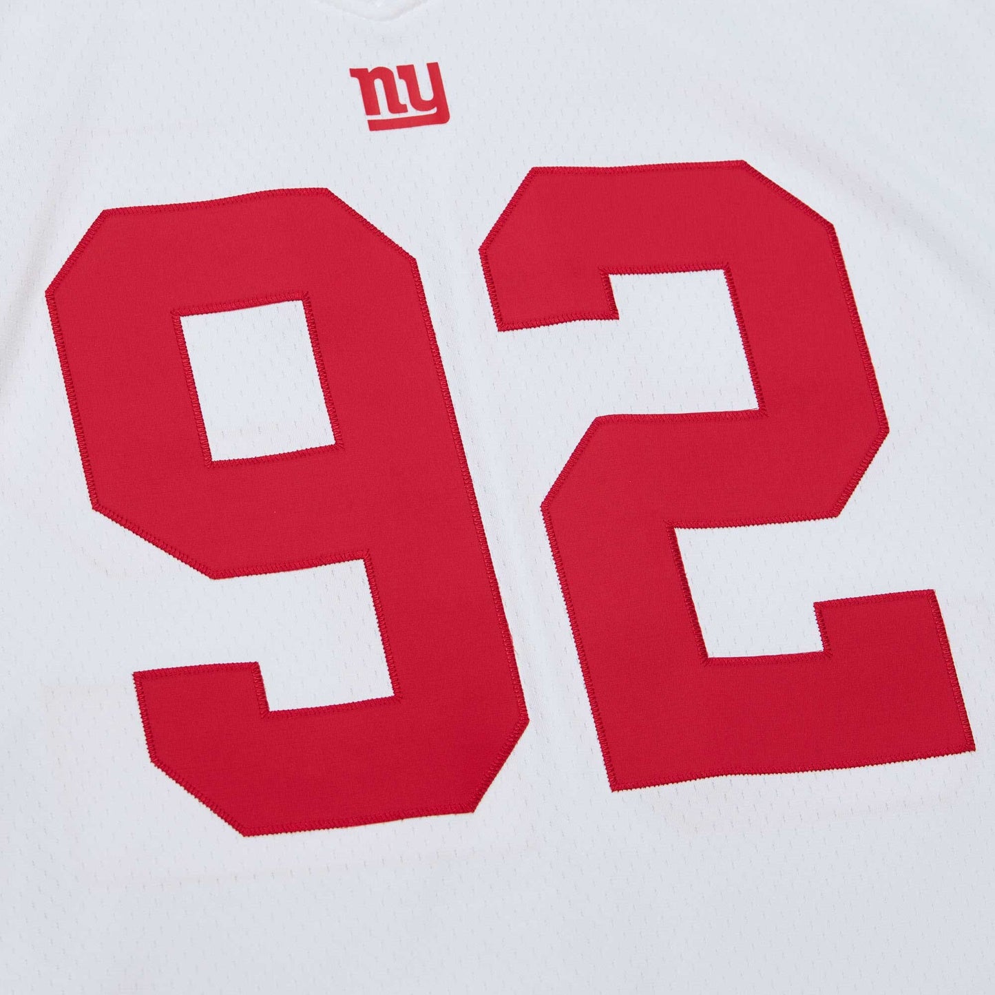 Men's Michael Strahan New York Giants Mitchell & Ness White Legacy Replica Jersey