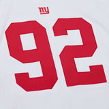 Men's Michael Strahan New York Giants Mitchell & Ness White Legacy Replica Jersey - Pro Jersey Sports