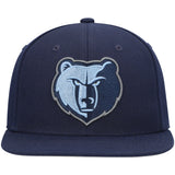 Mens NBA Memphis Grizzlies Navy Team Ground 2.0 Snapback Hat By Mitchell And Ness - Pro Jersey Sports