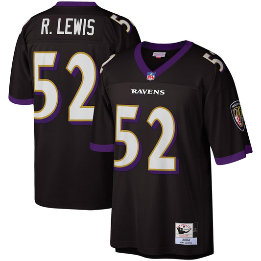 Men's Mitchell & Ness Ray Lewis Black Baltimore Ravens 2004 Legacy Replica Jersey - Pro Jersey Sports