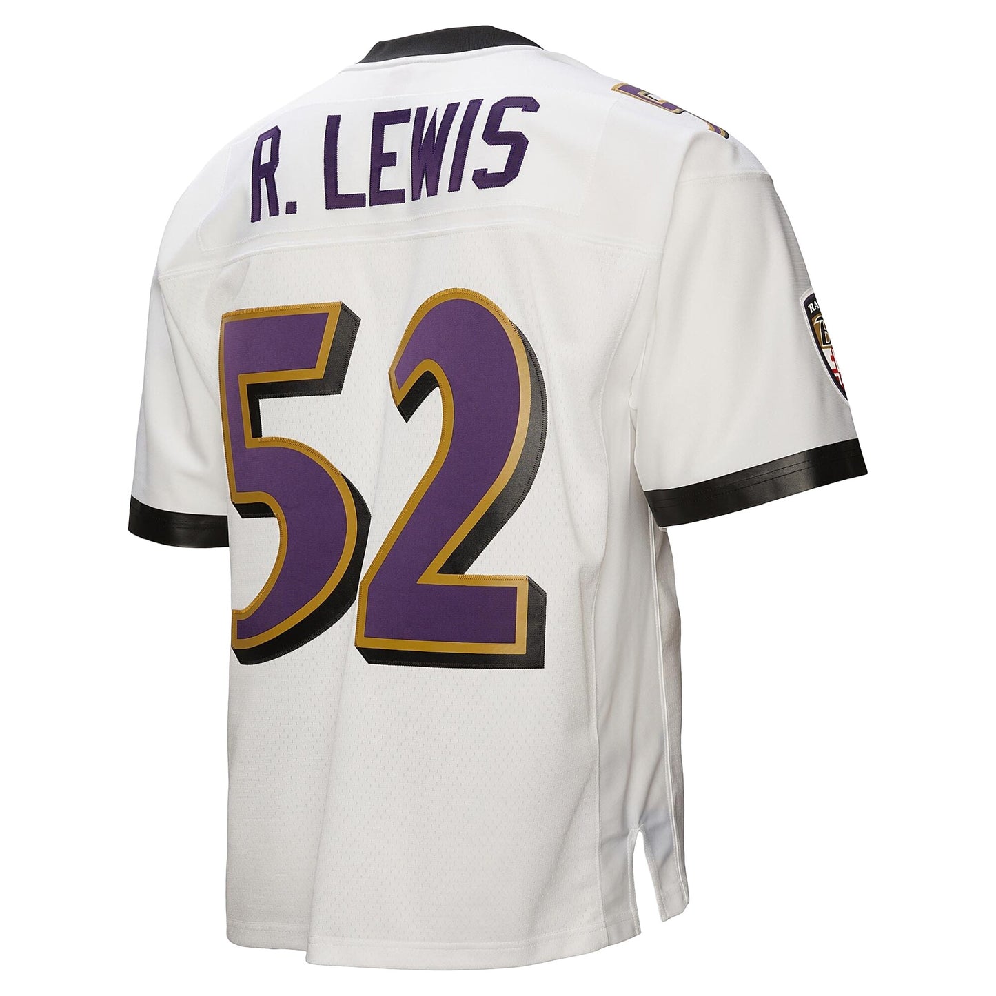 Men's Baltimore Ravens Ray Lewis Mitchell & Ness White Legacy Replica Jersey