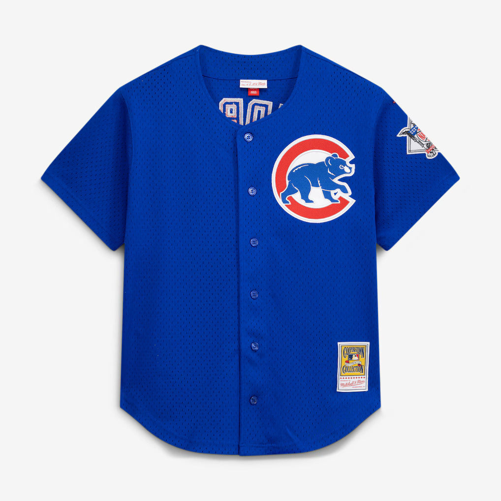 Mitchell & Ness Ryne Sandberg Chicago Cubs 1997 Authentic BP Button Down Jersey