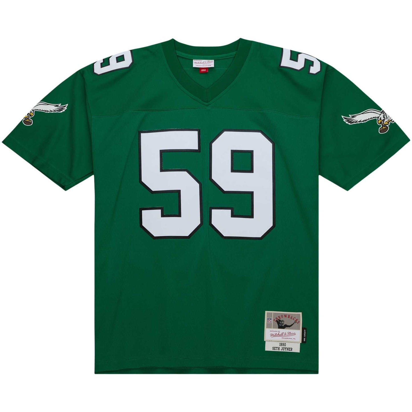 Men's Seth Joyner Philadelphia Eagles 1990 Green Mitchell & Ness Legacy Replica Jersey