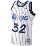 Men's Mitchell & Ness Shaquille O'Neal White Orlando Magic Hardwood Classics Swingman Jersey - Pro Jersey Sports