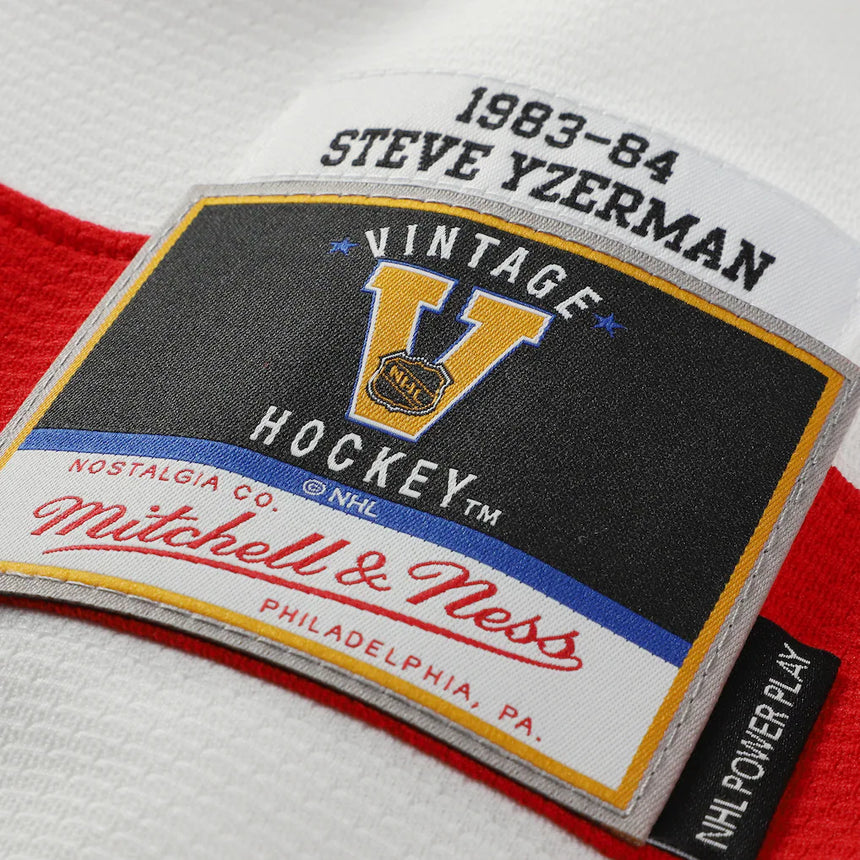 Men's Steve Yzerman Detroit Red Wings 1983-84 White Mitchell & Ness Power Play Jersey - Pro Jersey Sports