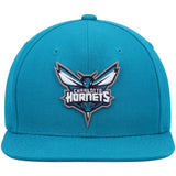 Men's Mitchell & Ness Teal Charlotte Hornets Ground 2.0 Snapback Hat - Pro Jersey Sports