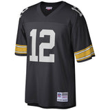 Mens Pittsburgh Steelers Terry Bradshaw Mitchell & Ness Black Legacy Replica Jersey - Pro Jersey Sports