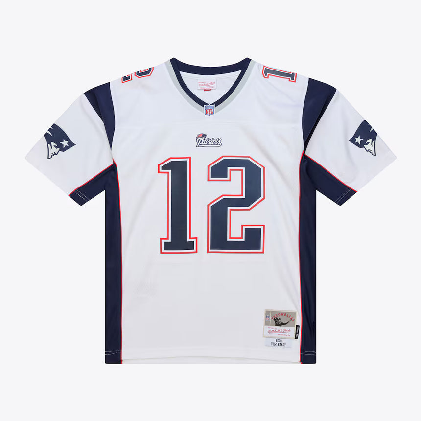 Men's Mitchell & Ness Tom Brady White New England Patriots 2000 Legacy Replica Jersey - Pro Jersey Sports