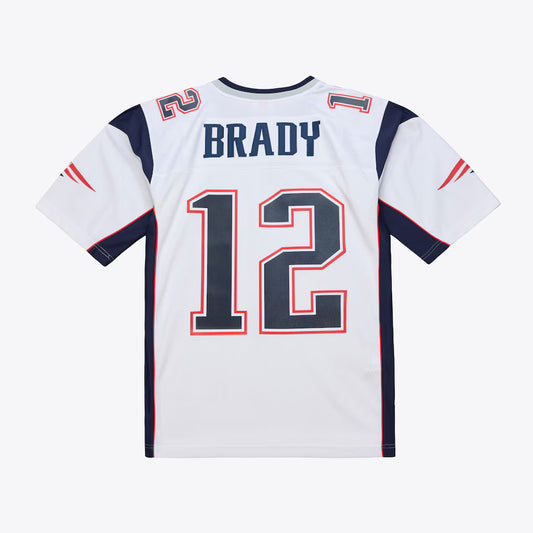 Men's Mitchell & Ness Tom Brady White New England Patriots 2000 Legacy Replica Jersey - Pro Jersey Sports