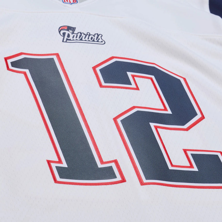 Men's Mitchell & Ness Tom Brady White New England Patriots 2000 Legacy Replica Jersey - Pro Jersey Sports