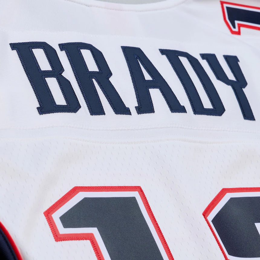 Men's Mitchell & Ness Tom Brady White New England Patriots 2000 Legacy Replica Jersey - Pro Jersey Sports
