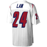 Men's Ty Law New England Patriots Mitchell & Ness White Legacy Replica Jersey - Pro Jersey Sports