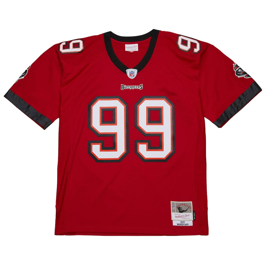 Warren Sapp Tampa Bay Buccaneers 2002 Mitchell & Ness Legacy Replica Jersey - Red - Pro Jersey Sports