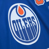 Men's Edmonton Oilers Wayne Gretzky Mitchell & Ness Blue 1986-87 Blue Line Player Jersey - Pro Jersey Sports
