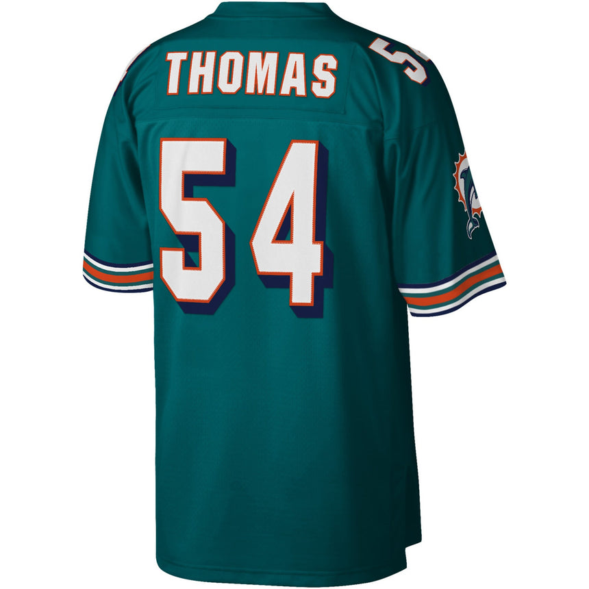 Men's Miami Dolphins Zach Thomas Mitchell & Ness Aqua Legacy Replica Jersey - Pro Jersey Sports
