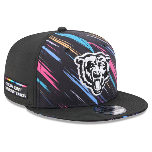 Men's Chicago Bears New Era Black 2026 NFL Crucial Catch 9FIFTY Snapback Hat