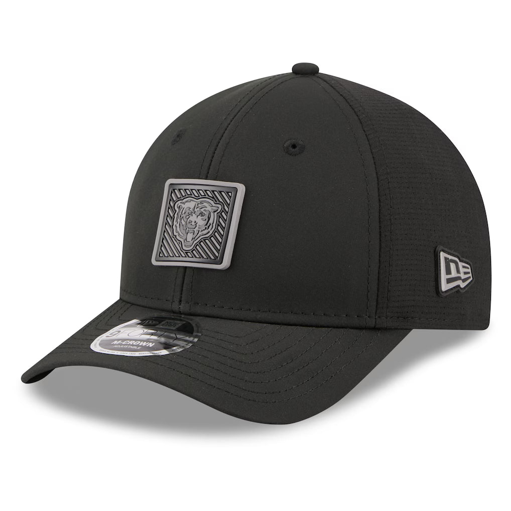 Men's Chicago Bears New Era Black 2026 NFL Training Camp 9FORTY Adjustable Hat