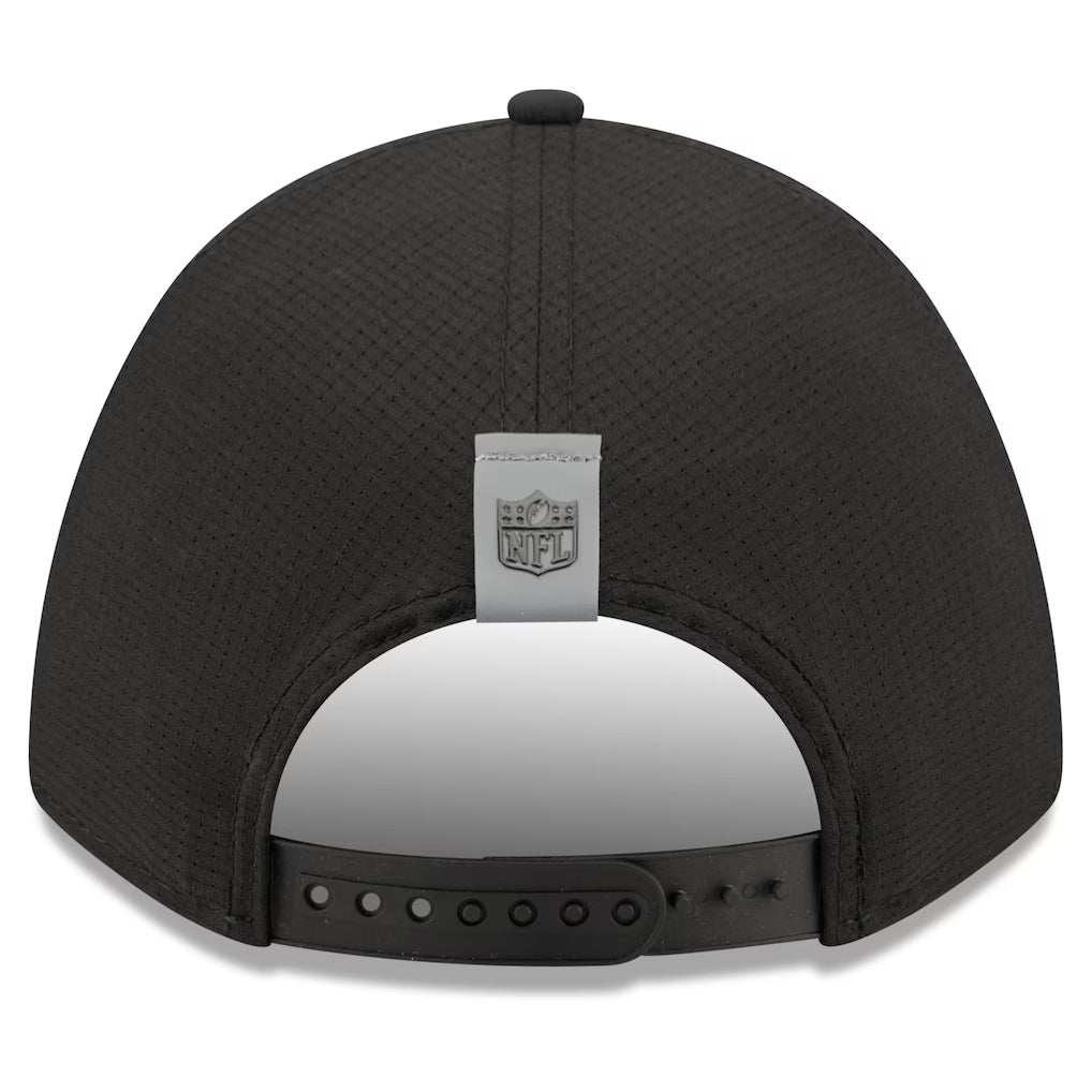 Men's Chicago Bears New Era Black 2026 NFL Training Camp 9FORTY Adjustable Hat
