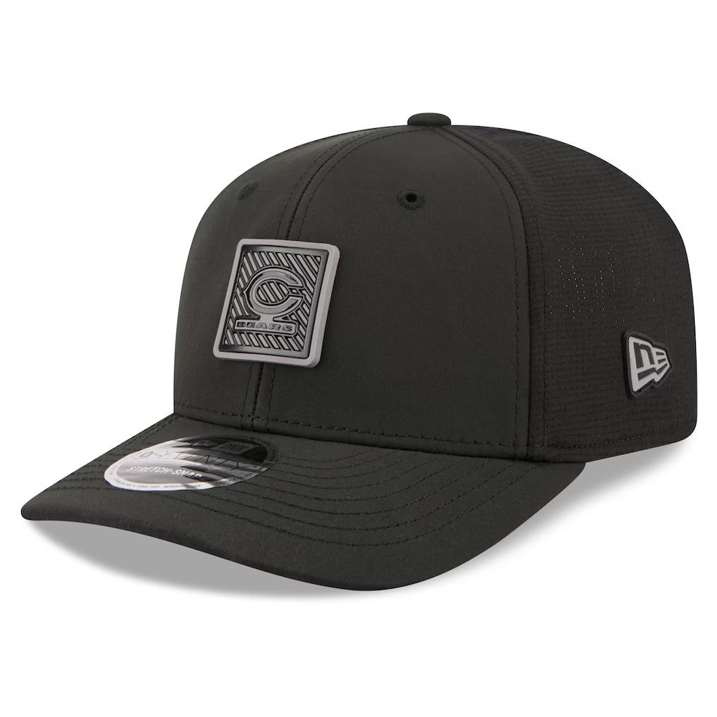 Men's Chicago Bears New Era Black 2026 NFL Training Camp 9SEVENTY Adjustable Hat- C Logo
