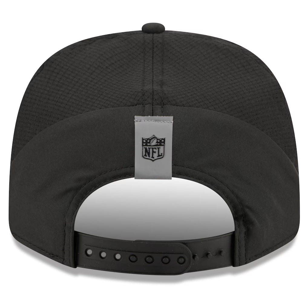 Men's Chicago Bears New Era Black 2026 NFL Training Camp Primary Logo 9SEVENTY Adjustable Hat