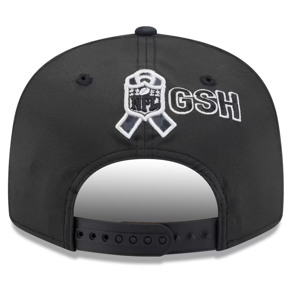 Chicago Bears New Era 2026 Salute To Service 9FIFTY 'B' Logo Adjustable Snapback Hat - Black (Copy)