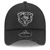 Chicago Bears New Era 2026 Salute To Service Apex 9FORTY Bearhead Logo Adjustable Trucker Hat - Black