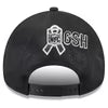 Chicago Bears New Era 2026 Salute To Service Apex 9FORTY Bearhead Logo Adjustable Trucker Hat - Black