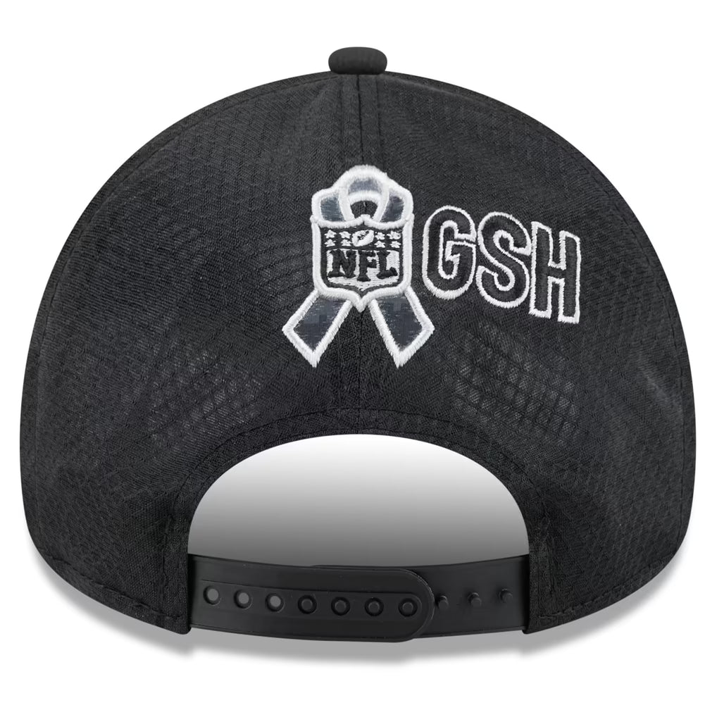 Chicago Bears New Era 2026 Salute To Service 9FORTY Bearhead Logo Stretch-Snap Hat - Black