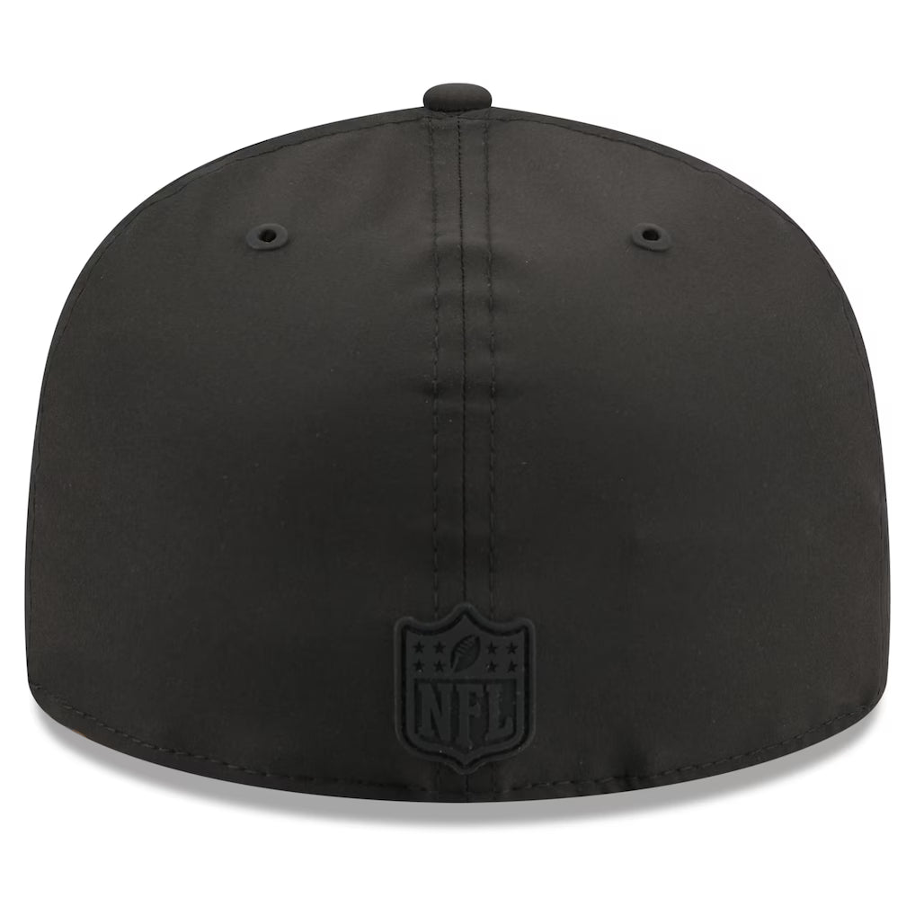 Chicago Bears 2026 NFL Sideline Performance 59FIFTY Tonal Black Fitted Hat