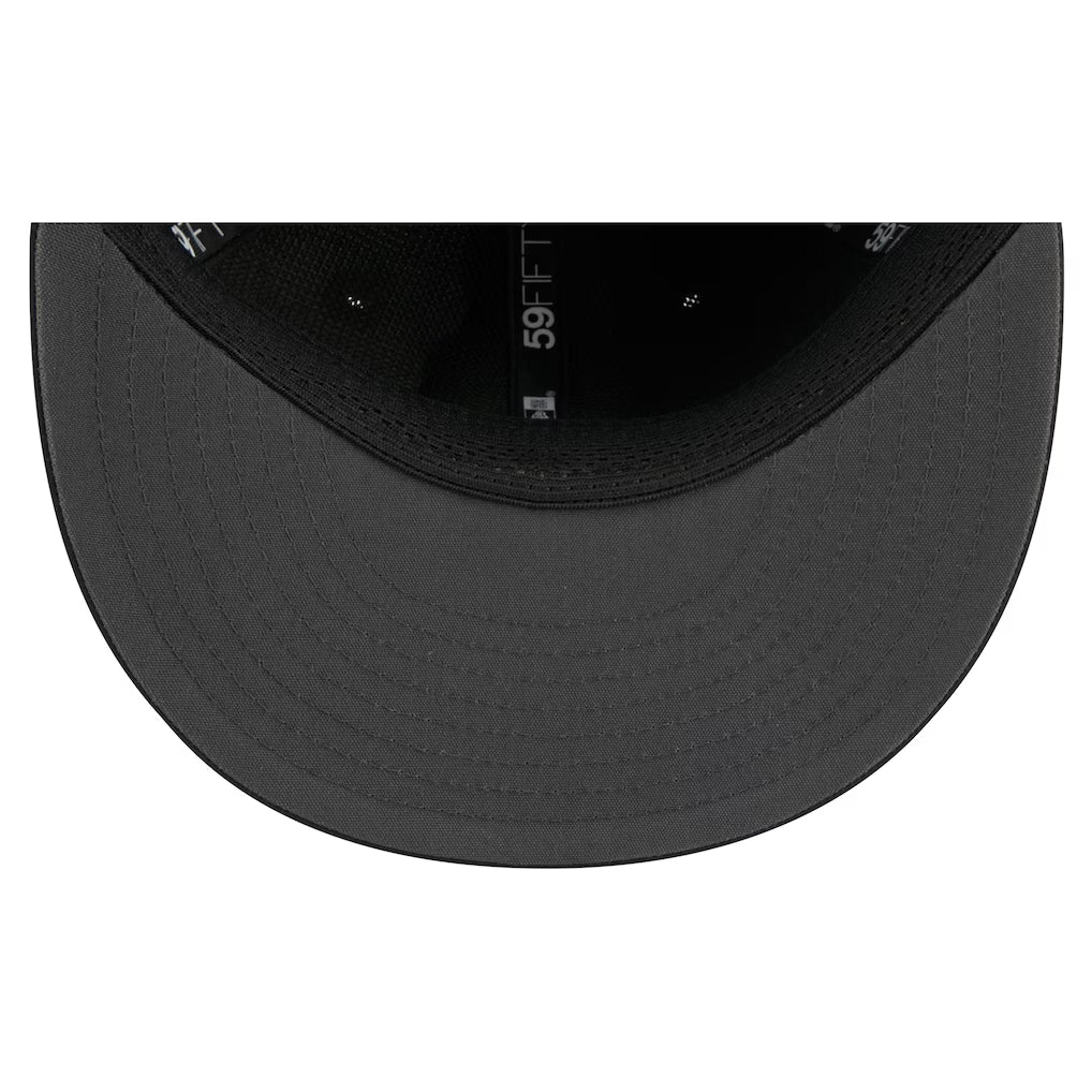 Chicago Bears 2026 NFL Sideline Performance 59FIFTY Tonal Black Fitted Hat