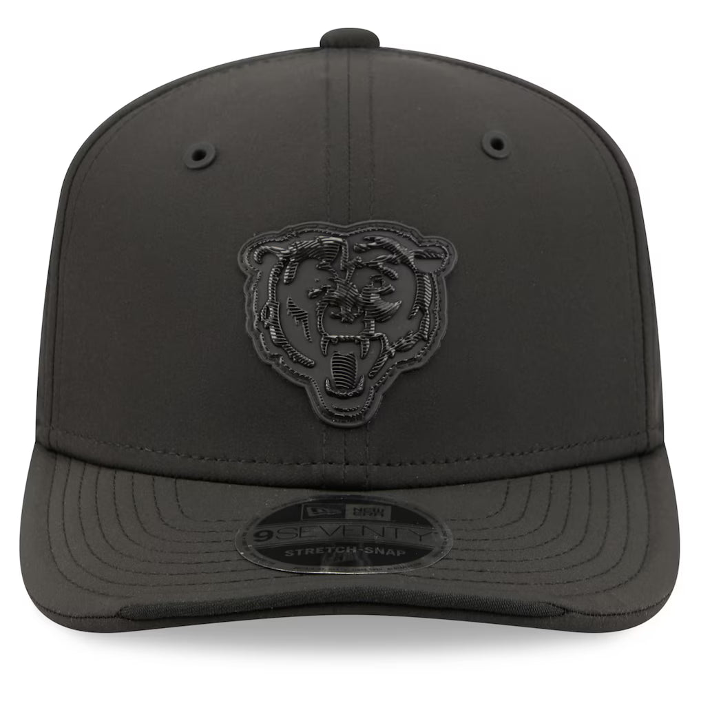 Men's Chicago Bears New Era 2026 NFL Sideline 9SEVENTY Tonal Black Adjustable Hat