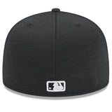 Men's Chicago Cubs New Era Black 2024 Clubhouse 59FIFTY Fitted Hat - Pro Jersey Sports