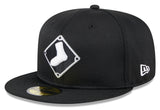 Chicago White Sox New Era 2025 Black Batting Practice 59FIFTY Fitted Hat - Pro Jersey Sports