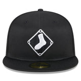 Chicago White Sox New Era 2025 Black Batting Practice 59FIFTY Fitted Hat - Pro Jersey Sports