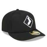 Men's Chicago White Sox New Era Black 2025 Batting Practice Low Profile 59FIFTY Fitted Hat - Pro Jersey Sports